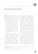 Root causes of conflicts in Africa (Causas Primárias do Conflito em África), por Fernanda Faria
