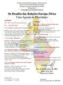 Programa Conferência “Os Desafios das Relações Europa-África Uma Agenda de Prioridades”, por IEEI