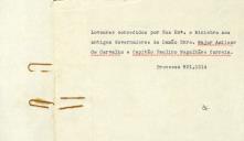 Organização de Comandos na Índia de 1954 a 1956.