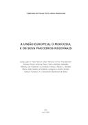 A União Europeia, o Mercosul e os seus parceiros regionais, por Celso Lafer et al.