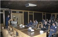 Visita dos auditores do Curso de Defesa Nacional/87 com briefing e palestra do chefe do Estado Maior General das Forças Armadas (CEMGFA), general Lemos Ferreira.