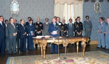 Tomada de posse do general Lemos Ferreira como Chefe do Estado Maior General das Forças Armadas (CEMGFA).