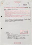 Relatório Diário da Situação Político-Militar Portuguesa de 6 a 7 de Janeiro de 1975, pela 2ª Repartição do EME - Estado Maior do Exército.