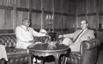 Visita do vice-ministro de Segurança da Republica da Guiné ao chefe do Estado Maior General das Forças Armadas (CEMGFA), general Melo Egídio.