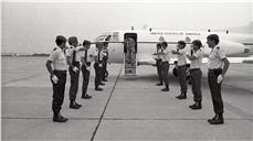 Regresso do chefe do Estado Maior General das Forças Armadas (CEMGFA), general Melo Egídio, vindo da USRUCON.