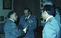 Visita do chefe do Estado Maior General das Forças Armadas (CEMGFA), general Melo Egídio, ao Hospital Militar de Évora.