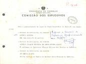 Processo da Comissão de Explosivos de 1974.