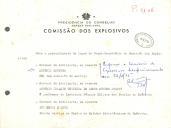 Processo da Comissão de Explosivos de 1974.
