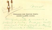 Processo confidencial sobre a defesa do Estado da Índia entre 1955 e 1956.