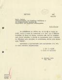 Aquisição de equipamento para a Fábrica de Braço de Prata em 1958.