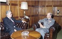 Visita de cortesia do Embaixador da Turquia ao chefe do Estado maior General das Forças Armadas (CEMGFA), general Soares Carneiro.