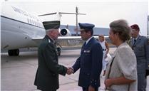 Visita a Portugal do general Galvin, do Comando Supremo Aliado da Europa (SACEUR).