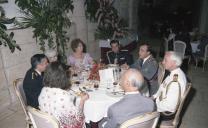 Receção aos adidos estrangeiros no Forte de São Julião da Barra, pelo chefe do Estado Maior General das Forças Armadas (CEMGFA), general Lemos Ferreira.