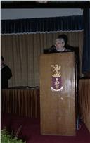 Abertura solene do ano letivo de 1991/92 na Escola Superior de Serviço de Saúde (ESSM) com a presença do vice-chefe do Estado Maior General das Forças Armadas (VCEMGFA), general Mendes Dias.