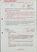 Relatório Diário da Situação Político-Militar Portuguesa de 18 a 19 de Março de 1975, pela 2ª Repartição do EME - Estado Maior do Exército.