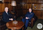 Visita de cumprimentos do embaixador da Finlândia, Pekka Malinen, ao chefe do Estado Maior General das Forças Armadas (CEMGFA), general Lemos Ferreira. (Reportagem SCEP).