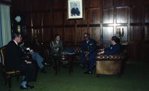 Visita do general Kotsolakis ao chefe interno do Estado Maior General das Forças Armadas (CEMGFA), general Lemos Ferreira.