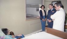 Visita de boas festas do chefe do Estado Maior General das Forças Armadas (CEMGFA), general Lemos Ferreira, ao Hospital da Força Aérea, no Lumiar.
