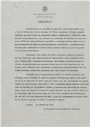 Proposta do presidente do Conselho de Ministros para a concessão do grau de comendador da Ordem Militar de Torres e Espada, do Valor, Lealdade e Mérito ao general Francisco Costa Gomes.