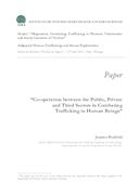 Co-operation between the Public, Private and Third Sectors in Combating Trafficking in Human Beings (Cooperação entre os Setores Público, Privado e Terceiro Setor no Combate ao Tráfico de Seres Humanos), de Joanna Benfield.