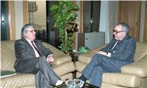 Audiência do ministro da Defesa Nacional, Carlos Brito, ao governador de Macau, Carlos Melancia.