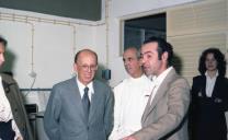 Visita do professor Rotellar ao Hospital Militar e às enfermarias, com receção pelo vice-chefe do Estado Maior General das Forças Armadas (VCEMGFA), general Altino de Magalhães.