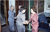 Jantar oferecido ao chefe do Estado Maior da Força Aérea (CEMFA), general Conceição e Silva, pelo chefe do Estado Maior General das Forças Armadas (CEMGFA), general Soares Carneiro. 