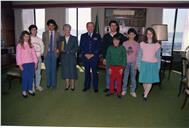 Visita de uma delegação da Escola Paula Vicente ao chefe do Estado maior General das Forças Armadas (CEMGFA), general Lemos Ferreira.