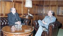 Visita de cortesia do embaixador da Finlândia ao chefe do Estado Maior General das Forças Armadas (CEMGFA), general Soares Carneiro.