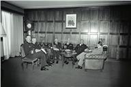 Visita do chefe da Armada da República Federal Alemã (RFA) ao chefe do Estado Maior General das Forças Armadas (CEMGFA), general Melo Egídio.