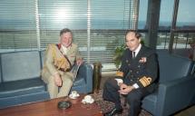 Visita a Portugal do comandante adjunto das Forças Armadas Aliadas na Europa, general Edward Burgess.