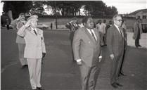 Visita a Portugal do vice-ministro da Defesa de Angola, Paulo Kassoma, ao ministro da Defesa Nacional, Carlos Brito.