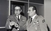 Visita à Comissão Mista Luso-Alemã pelo chefe do Estado Maior General das Forças Armadas (CEMGFA), general Melo Egídio.