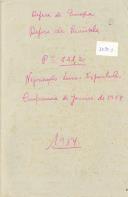 Negociações luso-espanholas: conferência de Madrid de janeiro de 1954.