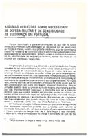 Algumas reflexões sobre necessidade de defesa militar e de sensibilidade de segurança em Portugal, por Virgílio de Carvalho