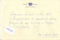 Telegramas enviados ao ministro da Defesa acerca de assuntos da Índia quando da sua viagem a Angola e Moçambique.
