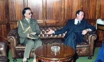 Visita do embaixador da Itália, Enzo Perlot, ao chefe do Estado Maior General das Forças Armadas (CEMGFA), general Lemos Ferreira.