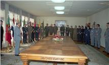 Visita de boas festas dos adidos estrangeiros ao chefe de Estado Maior General das Forças Armadas (CEMGFA), general Soares Carneiro.