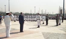 Cerimónia do Dia das Forças Armadas e da Marinha em Belém.