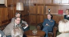 Visita da delegação parlamentar da República Federal da Alemanha (RFA) ao chefe do Estado Maior General das Forças Armadas (CEMGFA), general Lemos Ferreira.