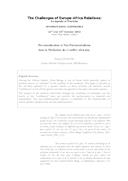 Personnalisation et Néo-Patrimonialisme dans la Médiation des Conflits Africains (Personalização e neopatrimonialismo na mediação dos conflitos africanos), por Patrick Quantin