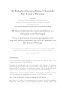 O desenvolvimento com petróleo e as relações com Portugal, por Aires de Menezes