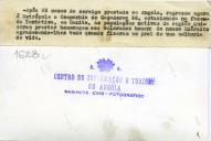Cerimónia de despedida da Companhia de Caçadores 66 em serviço na fazenda Tentativa da Companhia do Açúcar de Angola, no Caxito.