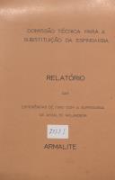 Relatório das experiências de tiro com espingarda de assalto holandesa Armalite da Comissão Técnica para a Substituição da Espingarda