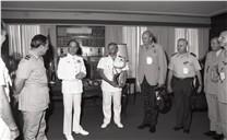 Visita do Curso "Royal College of Defense Studies" com receção pelo chefe do Estado Maior da Armada (CEMA), almirante Andrade e Silva, seguido de briefing.