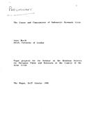 The causes and consequences of Indonesia’s economic crisis (As causas e consequências da crise económica da Indonésia), por Anne Booth
