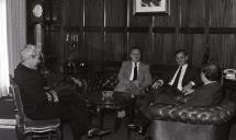 Visita do secretário geral adjunto da NATO ao chefe do Estado Maior General das Forças Armadas (CEMGFA), general Melo Egídio. 