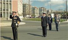 Guarda de honra ao ALM CEMGFA Fuzeta da Ponte.