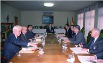 Visita de uma delegação das Forças Armadas de Espanha.