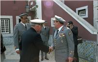 Visita do chefe do Estado Maior General das Forças Armadas (CEMGFA), general Melo Egídio a uma unidade militar.